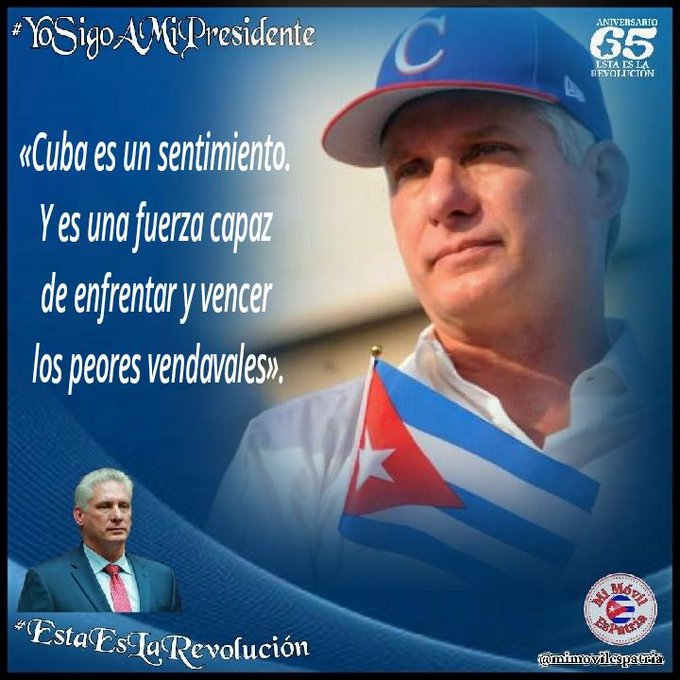 #SantiagodeCuba #EstaEsLaRevolución #UnidosXPorCuba #SigoAMiPresidente
