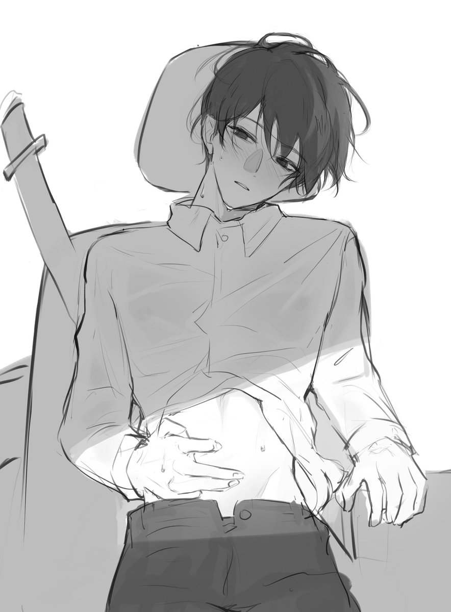 huahwean's tweet photo. Aaaa I got perms to draw fanart for yuelaine’s monklein fanfic, 绞刑树

#诡秘之主 #蒙克 #monklein https://t.co/JgY04BsK6Z