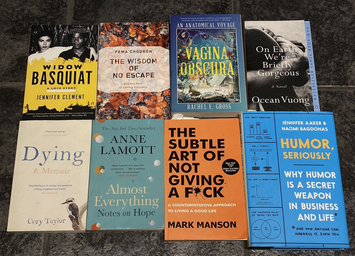 Laura J. Tafe, MD (@ljtafemd) on Twitter photo My favorite/most personally impactful reads of 2023 (no particular order; yes, all physical books).
What were some of yours? My favorite/most personally impactful reads of 2023 (no particular order; yes, all physical books).
What were some of yours?