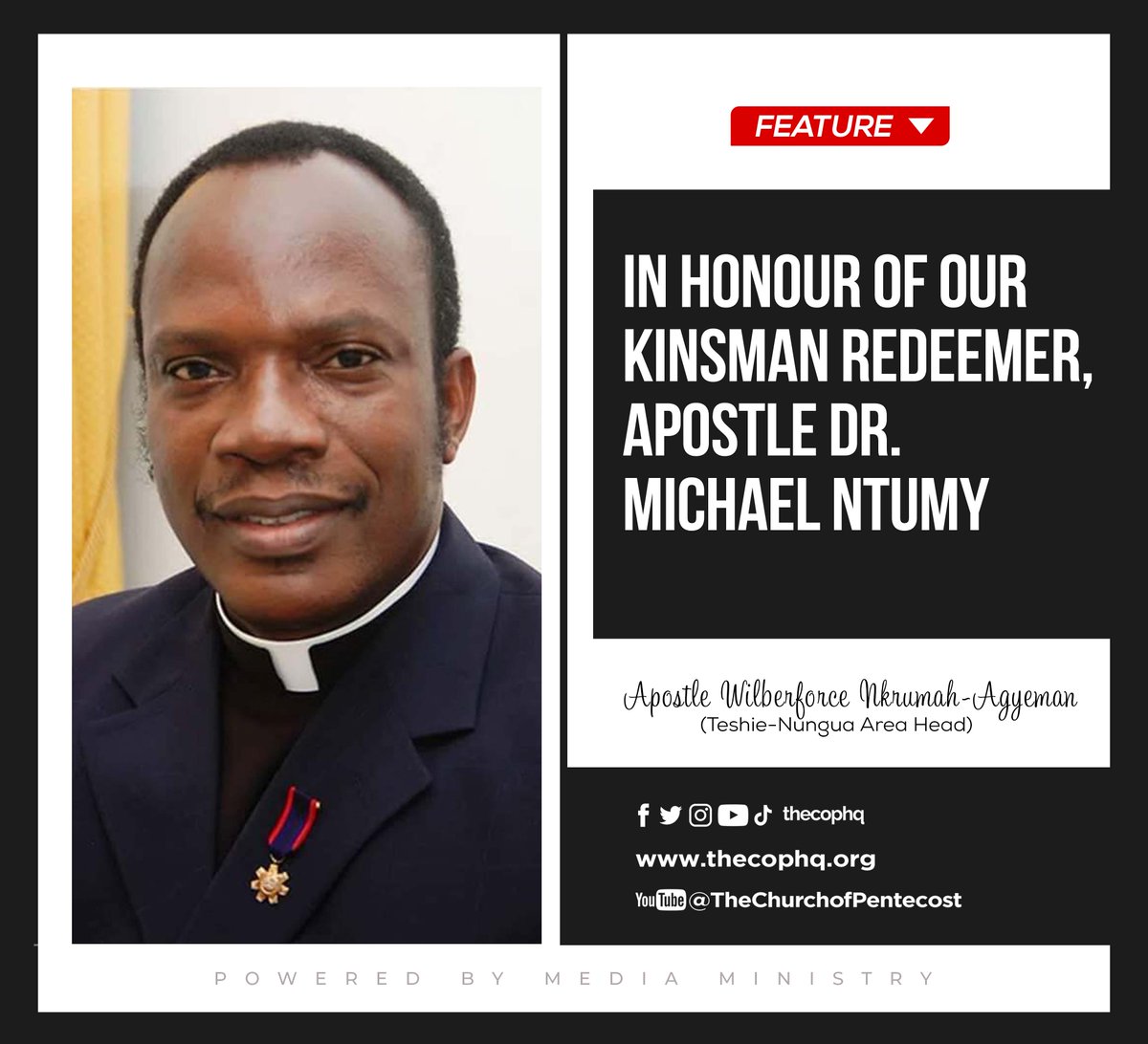 🗣️ Apostle Wilberforce Nkrumah-Agyeman writes 🔽

"Dr. Ntumy was a close collaborator to all, though a chairman. His visits to Krachi were not merely official trips; they were homecomings filled with warmth and the shared joy of being among his people. 

1/3