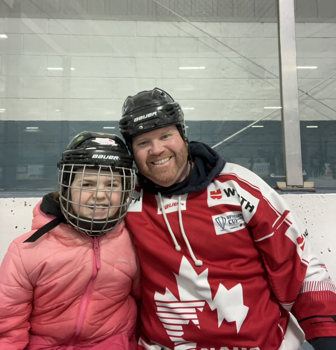 hughietheliger's tweet photo. @Doug_Honegger my all time favourite Christmas hockey is @spenglercupEN Your great on the 🎙️ as always. Had to rep the 🇨🇦jersey yesterday while public skating with my daughter. @HockeyCanada https://t.co/cIFBnEuboJ
