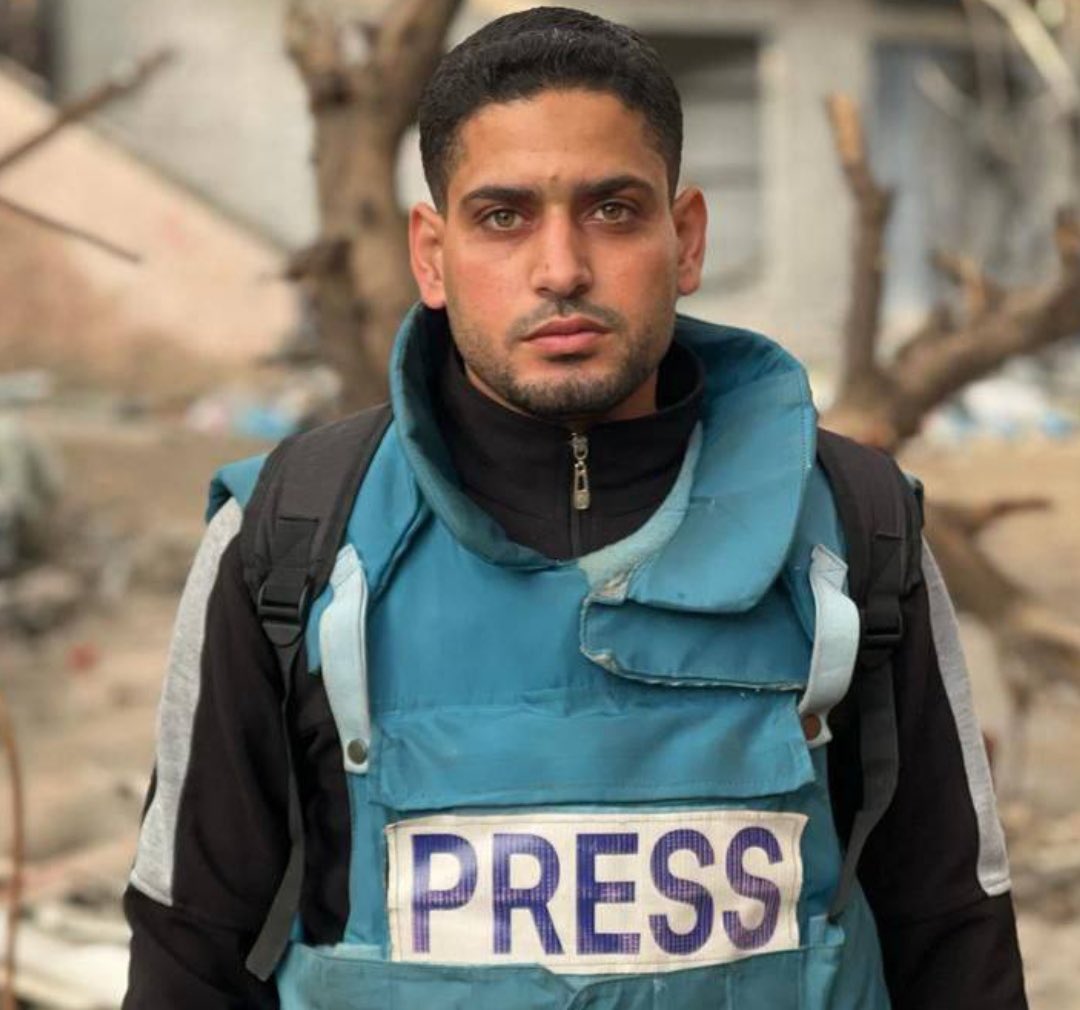 BREAKING: Israel just murdered another Palestinian journalist, Ahmad Khair al-Din. Israel has now killed 105 journalists in Gaza in 83 days. 105 journalists.