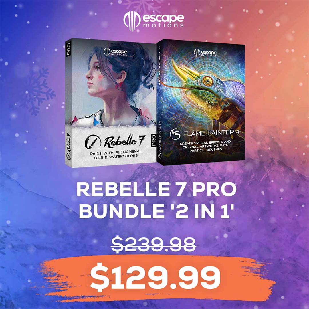 escapemotions's tweet photo. Ignite your imagination and paint with passion using Rebelle 7 Pro bundled up with Flame Painter 4.
Get offer: https://t.co/EgEgQa49qT
Flame Painter artwork by @ScottUminga
#digitalart #flamepainter #rebelle7 https://t.co/8Aq6bIQ4mb