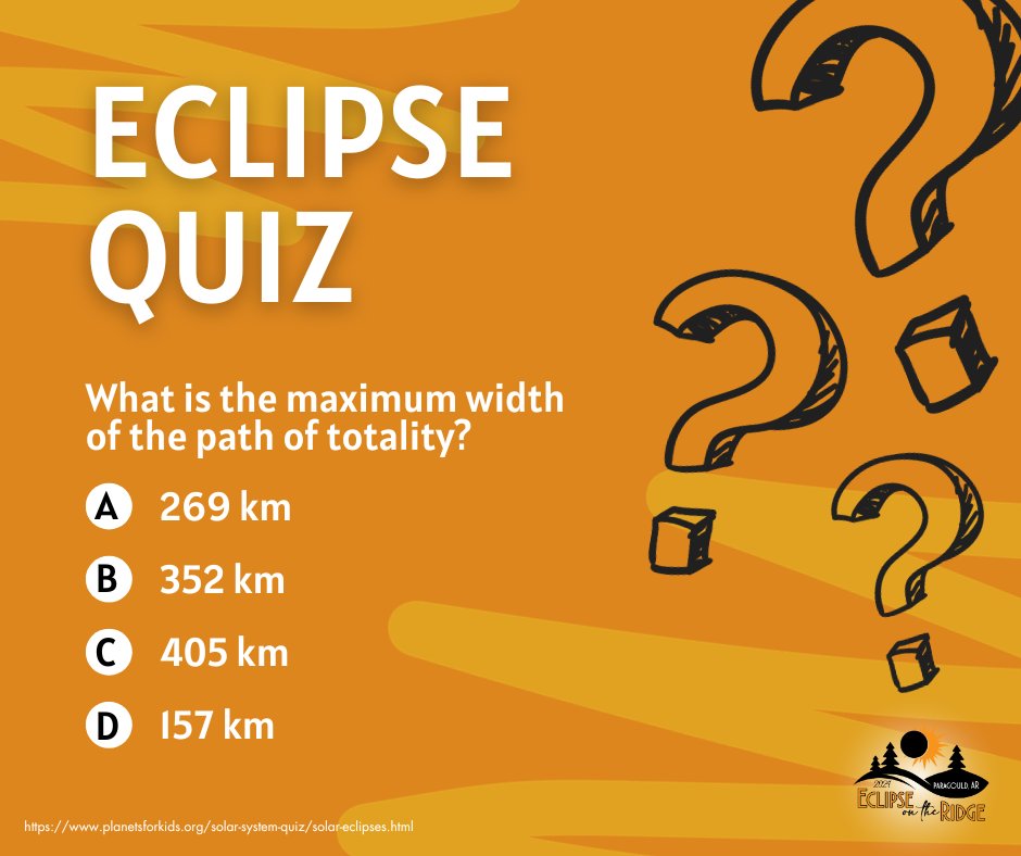 eclipseonridge's tweet photo. The path of totality is the path of a total eclipse as the shadow passes over the Earth. Do you know the maximum width of the path of totality? Comment your answer below! https://t.co/min7Hmg4Dz