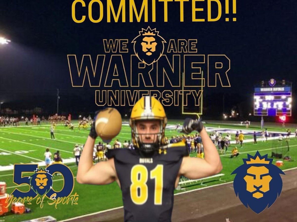 Derrick35713036's tweet photo. Blessed to announce my commit to play football at @WarnerUFootball. I would like to thank @dburks88 for giving me the opportunity to further my playing career. Thank you as well to the coaches that helped me get here @CoachPearson3 @CoachJrob2 @CoachZSallee https://t.co/UujRl2Cmgk