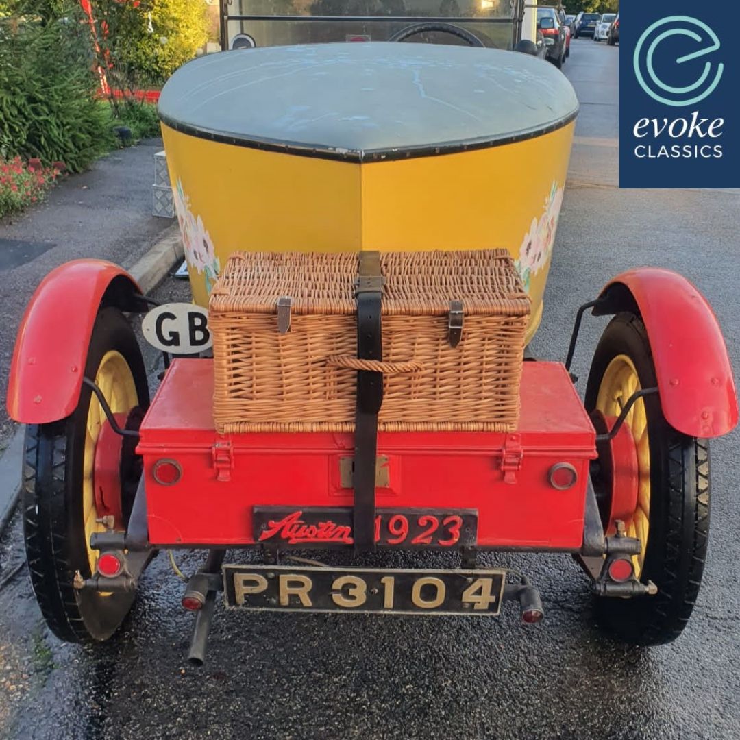 EvokeClassics's tweet photo. LIVE AT AUCTION
1924 Austin 12 Boat Tail
https://t.co/QbwtufgG1y
+ Charming, Charismatic, Captivating
+ Private plate valued at £2,500
+ Drum brakes
+ Electric start
+ Private plate valued at £2,500 included in the sale
#Austin12 #BoatTail #ClassicAustin https://t.co/KkVTLcToMz