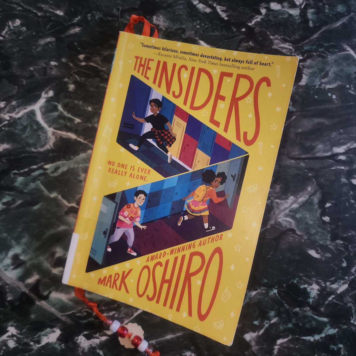 ALibraryQueen's tweet photo. Loved #TheInsiders by @MarkDoesStuff - real kids with real stuff happening. Love the representation. Love the magic! Thank you. https://t.co/ntQ14PSPLC