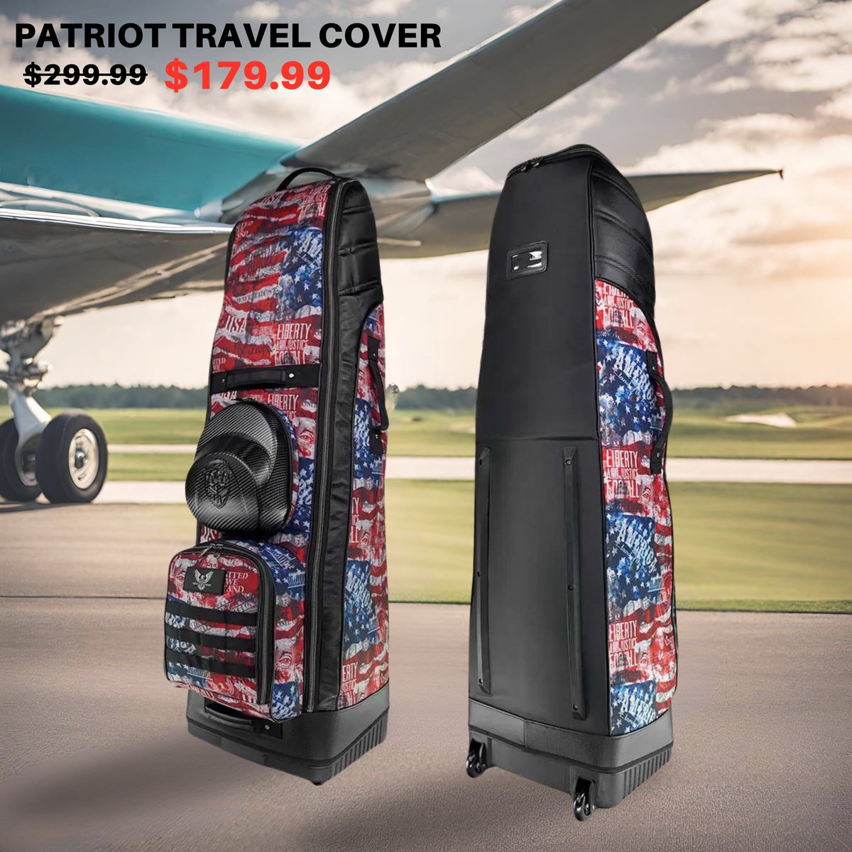 PatriotSubtle's tweet photo. Traveling with your golf clubs? Have an upcoming golf trip? We’ve got you covered — literally! ⛳️

Get 40% OFF your entire order using discount code: “GOODBYE2023” 🔥

Click the link in our bio to shop now!!! 🛒

#subtlepatriot #golf #golfequipmentreview #golfdiscount #golftravel https://t.co/N4VDvVQ1nw