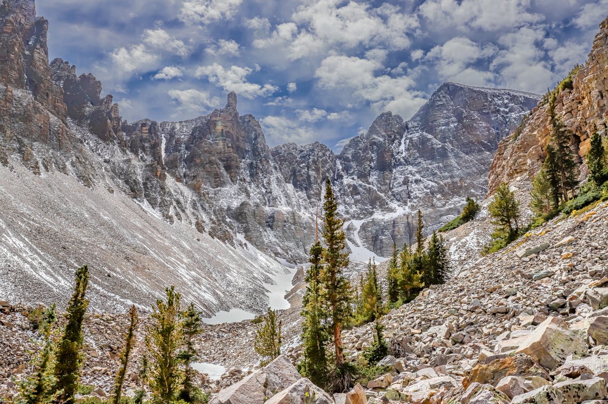 Great Basin National Park fineartamerica.com/featured/great… 
#greatbasinnationalpark #billgallagherphotography #greatbasin #wheelerpeak #mountains #glacier #nevada #snow #rock #clouds #nature #wilderness #buyintoart #ayearforart #billgallagher