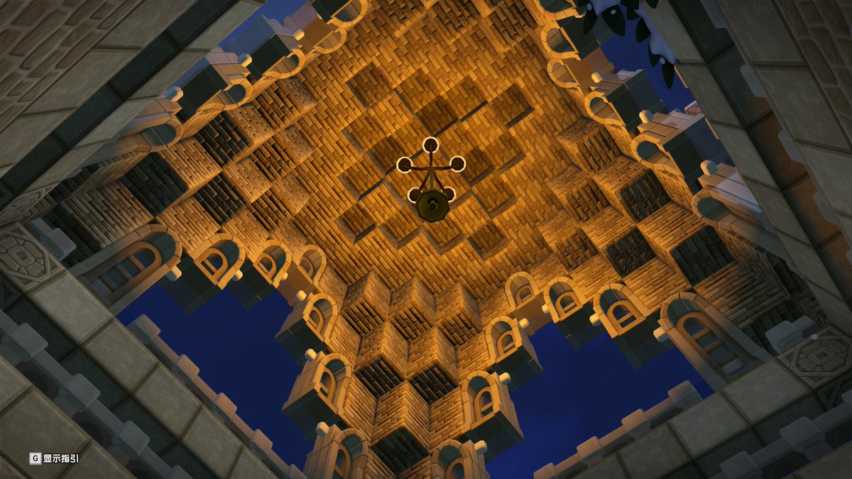 做了一个从内部看很喜欢的屋顶～