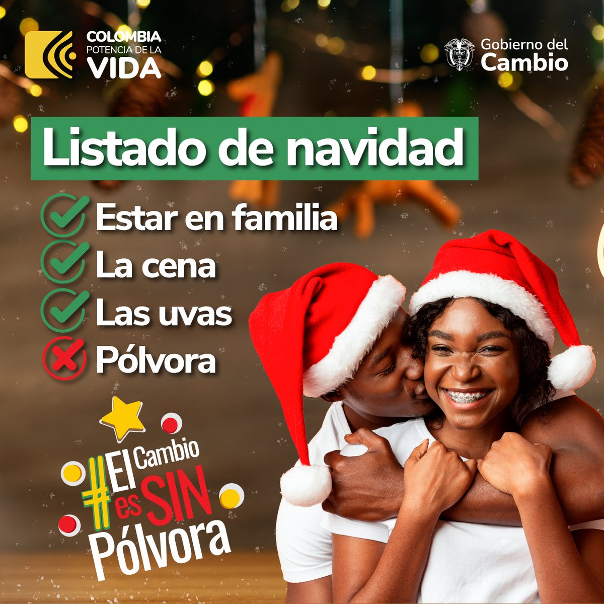 Inspira a tus familiares, vecinos y amigos con ideas creativas para celebrar sin pólvora. ¡Juegos, luces y actividades que no representan riesgos para nadie! #ElCambioEsSinPólvora 🎉
