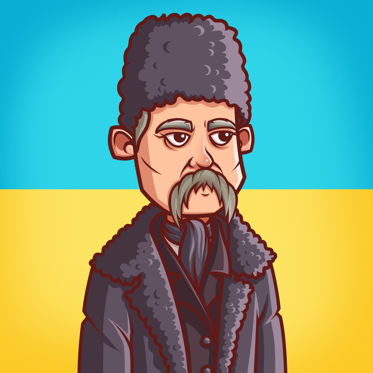 Ikon Spotlight 
# 699 Taras Schevchenko 1/1

Ukrainian Poet and Political Figure.
Idolized for his dedication to the people of Ukraine.

Current Wallet Owner: Anon