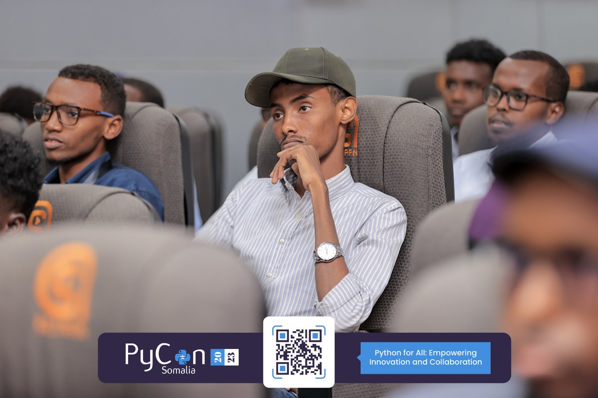 PyConSomalia's tweet image. PyCon Somalia 2023 has officially kicked off! 🐍🎉, the first-ever Python language conference in Somalia. with opening remarks by Mohamud (Harbi) M. Hassan, the Rector of Zamzam University of Science and Technology.
#PyConSomalia #PyCon2023 #PyConSo