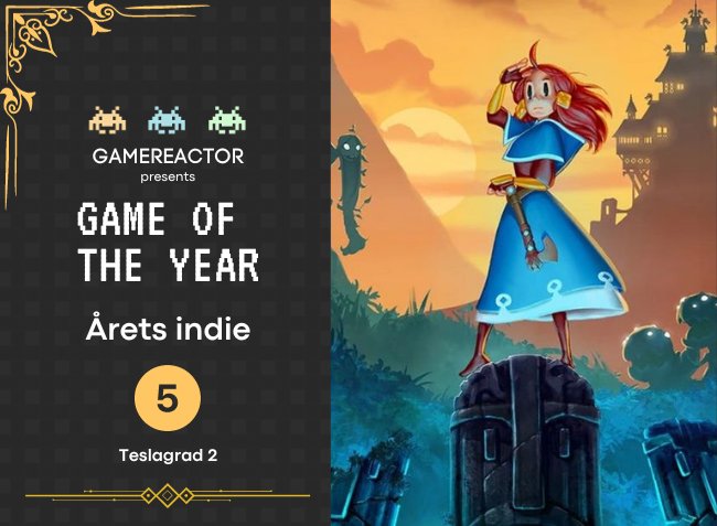 Teslagrad 2 got 5th place in gameractor's "best indie games of 2023" list! Thank you! gamereactor.no/arets-indie-ar…