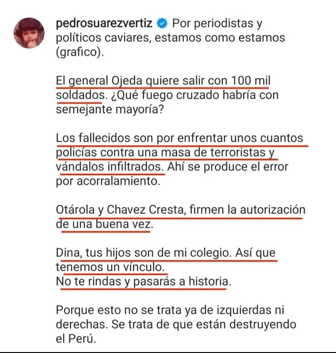 AlexFebrero_'s tweet photo. - ¿Por qué critican a Pedro Suárez Vertiz?
Pedro Suárez Vertiz: https://t.co/AU4W7x2OQz