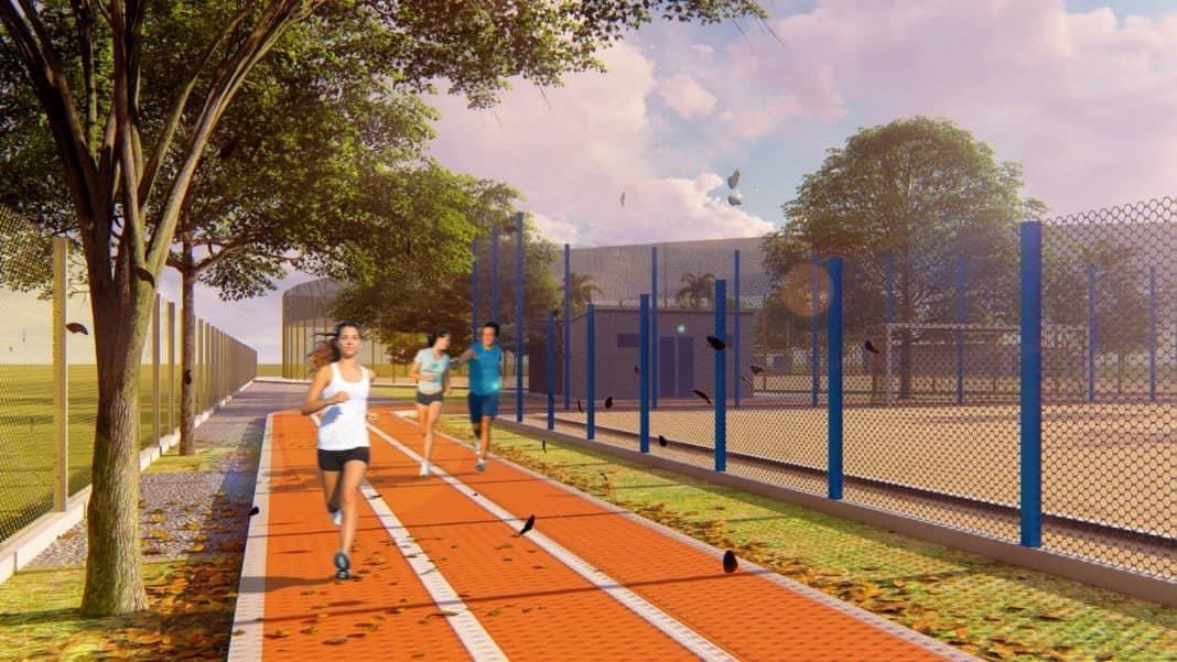 HarvingEspitia's tweet photo. Este complejo, tendrá una cancha de sóftbol, una cancha de fútbol 7, una cancha múltiple, zona de juegos biosaludables, zona de juegos infantiles, zonas verdes, andenes para correr, una ciclo ruta, mobiliarios, un área de Goug Outss, parqueadero y gradas. https://t.co/FB1pOlt5k0
