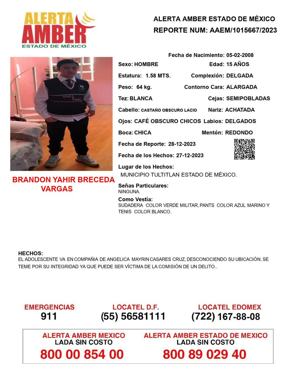 nataliaschzc's tweet photo. Brandon desapareció ayer en Tultitlán, Edomex. Ayúdennos a compartir. 🙏 https://t.co/i3paXSDf40