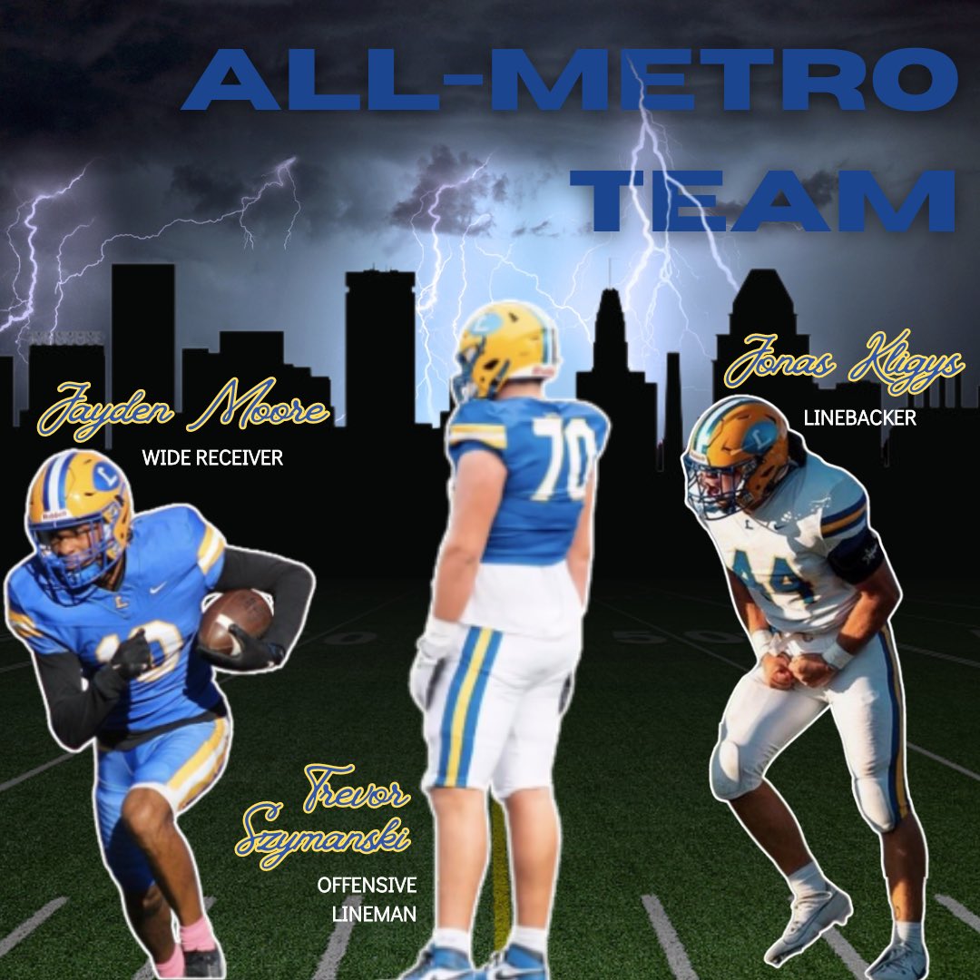 Congratulations to Jayden Moore ‘24, Trevor Szymanski ‘24, and Jonas Kligys ‘24 on making the All-Metro Team! #RDR