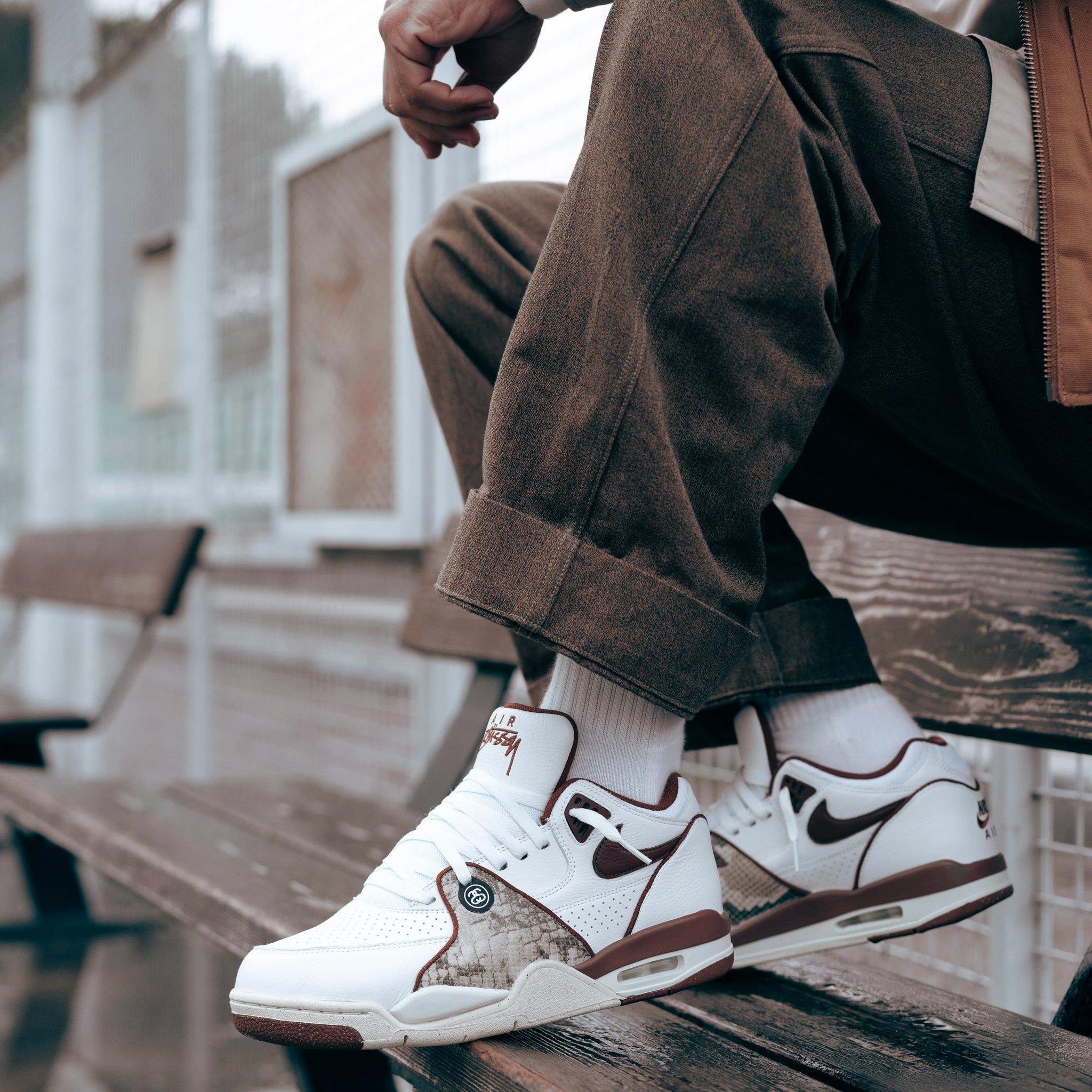Stussy × Nike Air Flight 89 Low SP 24.0㎝｜レディース