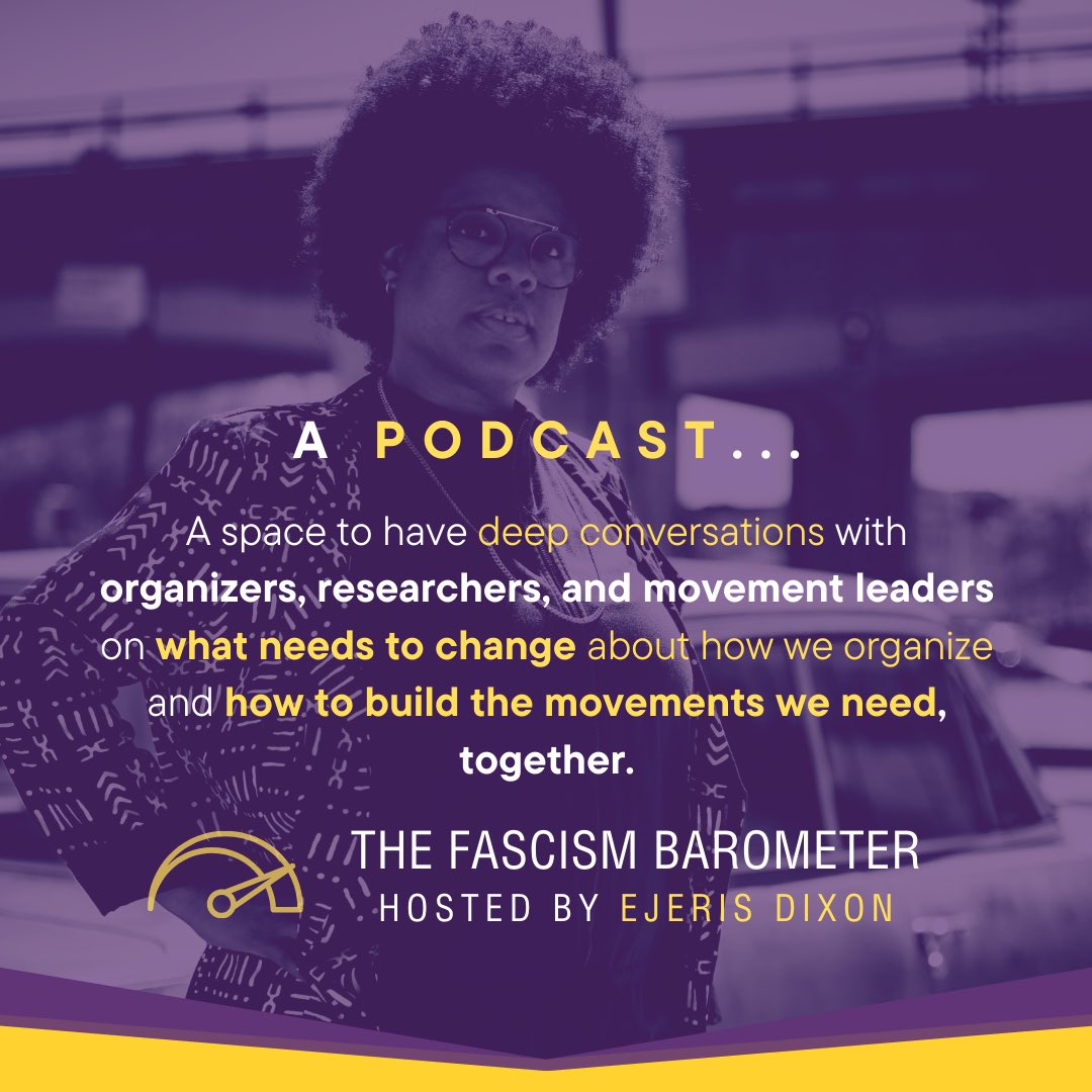 As an expansion of some of the work been doing to support BIPOC organizers understand, track, and address rising fascist movements in the US. I’ll be launching the Fascism Barometer in 2024, a resource hub and podcast. Excited to share more with you all as it comes together.