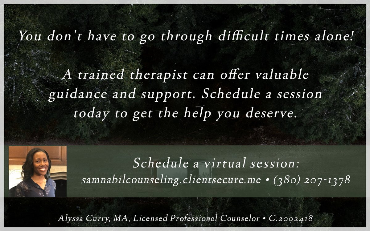 Contact me today to schedule a session! Email alyssa@nayaclinics.com or call (380) 207-1378 #mentalhealth #therapist #counseling #telehealth #counselor #anxiety #stress #Cincinnati #Columbus #Ohio