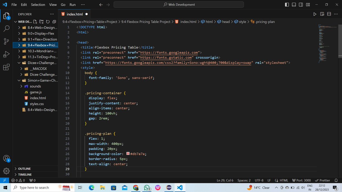 chandan_t69's tweet image. 🚀 Day 2 of the 180-day #CodeChallenge! 💡
 Explored the power of ArrayLists, dived into 2D ArrayLists, and mastered Method Overloading in Java.
 📚 Also, leveled up in CSS Flexbox, capping it off with a flexbox project!
 💻 Exciting strides!
 #Java #CSSFlexbox #CodingJourney 🚀