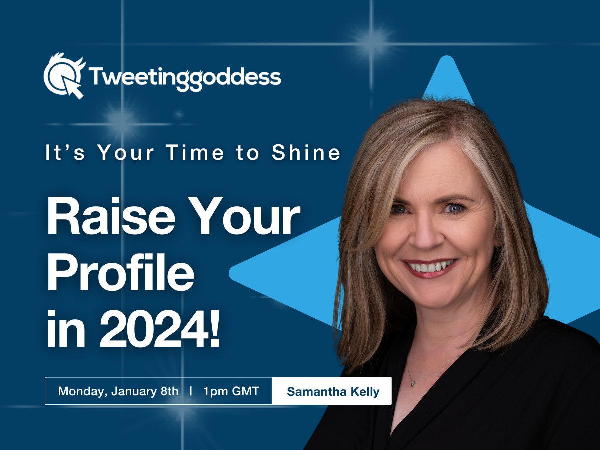 Is 2024 the year you raise your profile? 
I can help 1:1 or join us on the 8th of January 🔽 tickettailor.com/events/tweetin…