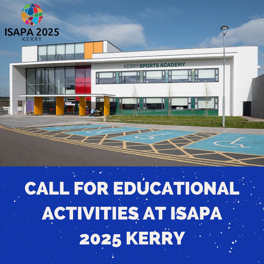ifapanet's tweet photo. CALL FOR EDUCATIONAL ACTIVITIES AT ISAPA 2025 KERRY
https://t.co/ZblOvunZaH https://t.co/4nuMWVd6Wy