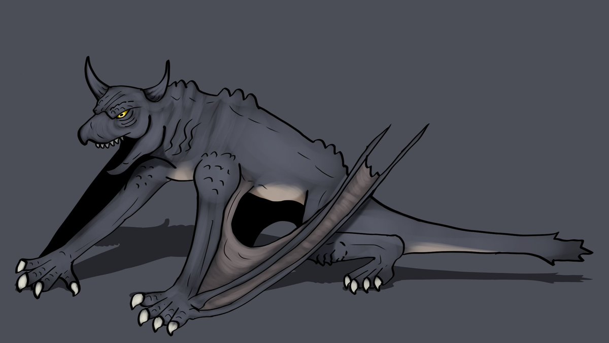 I got bored so

Here an attempt of making a Showa Ion Dragon