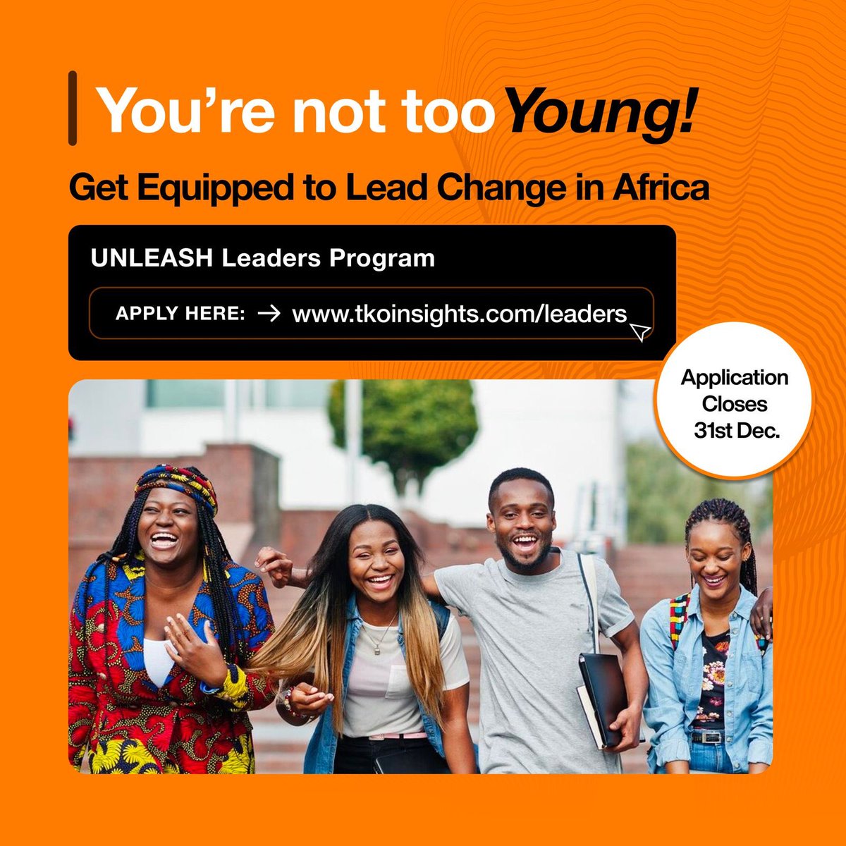 TKOinsights's tweet photo. Don’t miss this chance to get equipped for the uncommon opportunities that lie ahead in 2024. APPLY for the UNLEASH Leaders program today!
Click on the following link: https://t.co/2JntArWDpj
#TheUNLEASHBlueprint
#TKOInsights https://t.co/zVjfDfkSJw