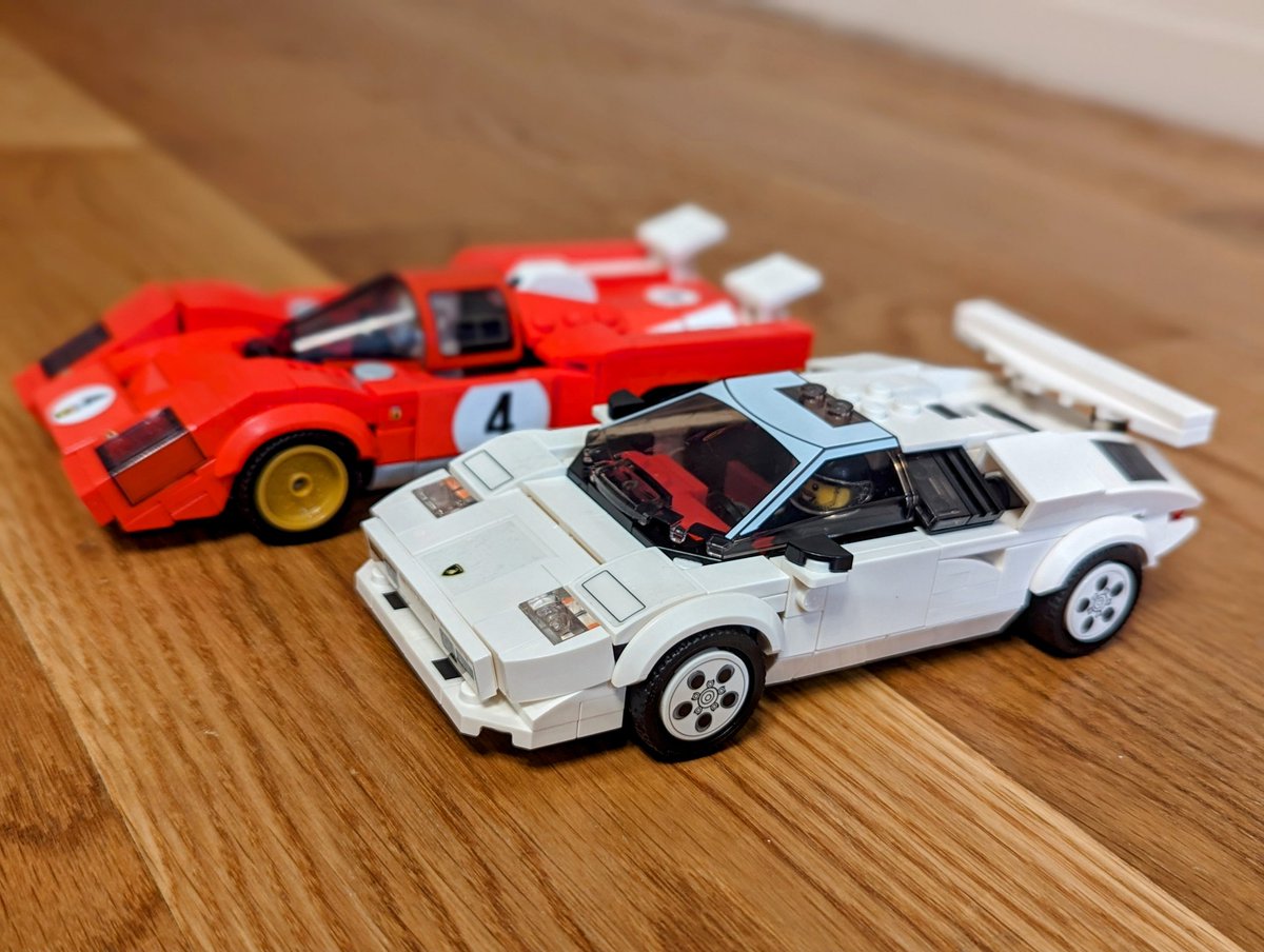 RNAdoctor's tweet photo. This is how I spent my #ChristmasBreak: Building a @LEGO_Group @ScuderiaFerrari #512M and a @Lamborghini #Countach.

#Ferrari
#Lamborghini
#Lego
#SpeedChampions
#LegoSpeedChampions https://t.co/c5Bj2kqiHI