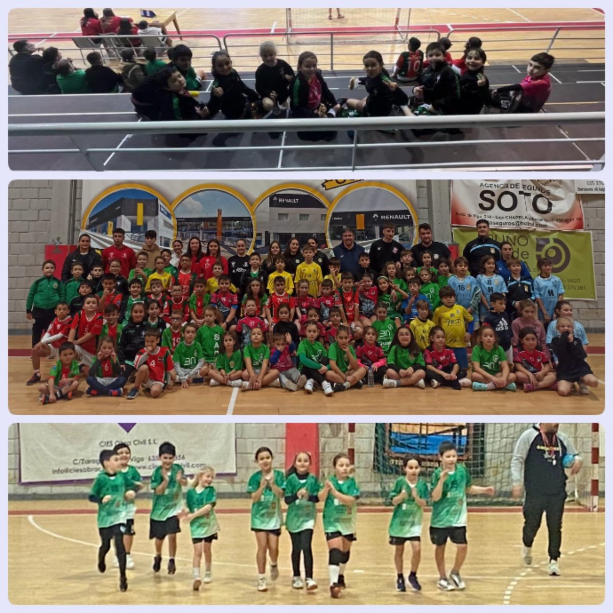 UB_Lavadores's tweet photo. Una nueva experiencia para nuestr@s Benjamines en el Torneo de Navidad del Bm. Chapela. Risas y mucho balonmano en una gran jornada!!!

#UBL #letsgolavadores #fgbalonman #ABANCA #NON #XuntadeGalicia #DeputacióndePontevedra #ConcellodeVigo #grupocdec #GEFF https://t.co/IVacKPqP5P