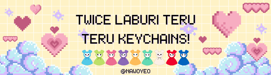 cherryeowo's tweet photo. Laburi Teru Teru Acrylic Keychain Batch 4

Start your 2024 with these cute Laburi Teru Teru inspired keychains and always get the Hare Hare TWICE feels!

Order here: https://t.co/O5AZnWw2BH

tags: wts lfb navely jeongvely movely savely jively mively davely chaengvely tzuvely https://t.co/Ktq33tCDrZ