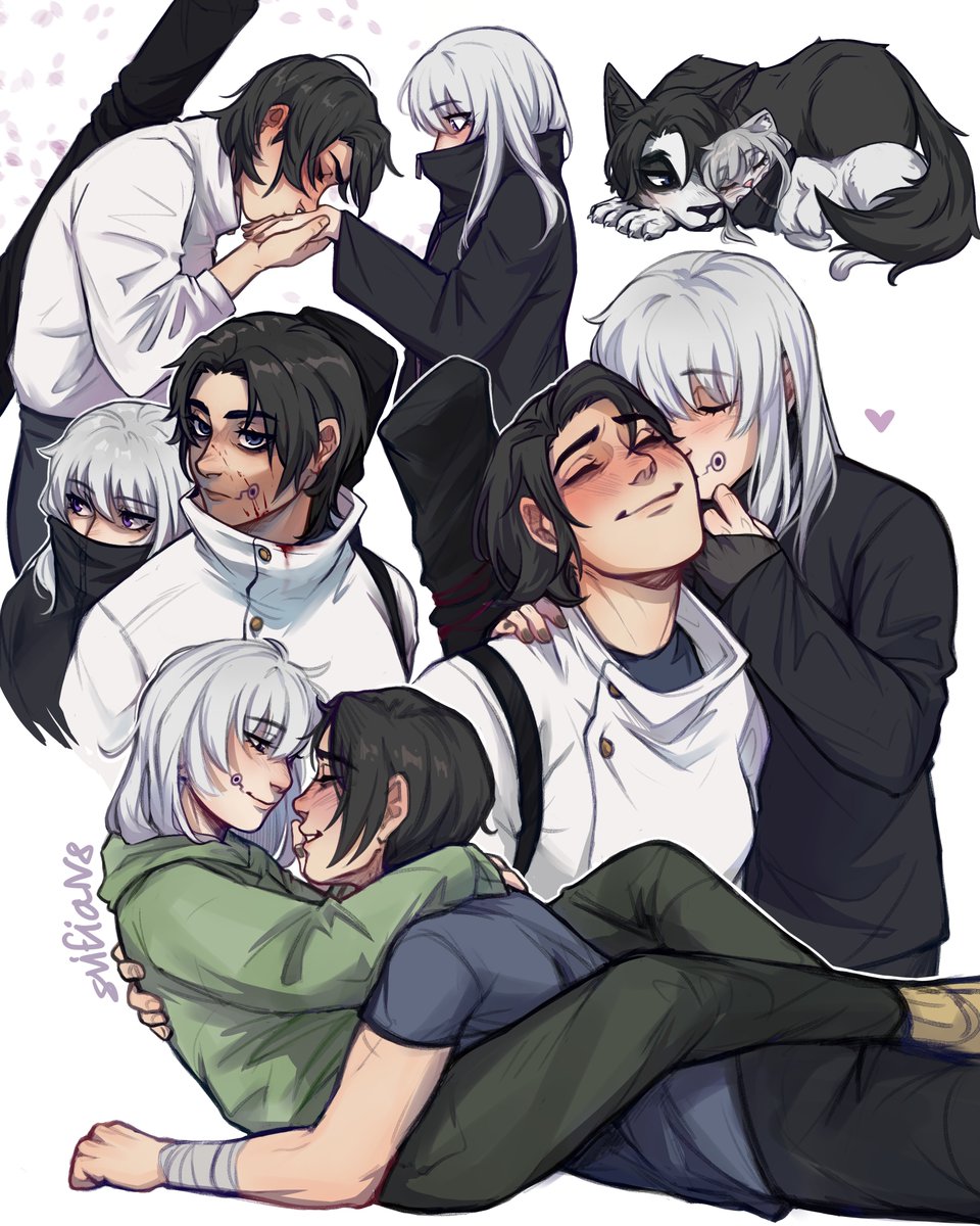 they're safe and sound in my hands and mind 
#inuokko #乙棘