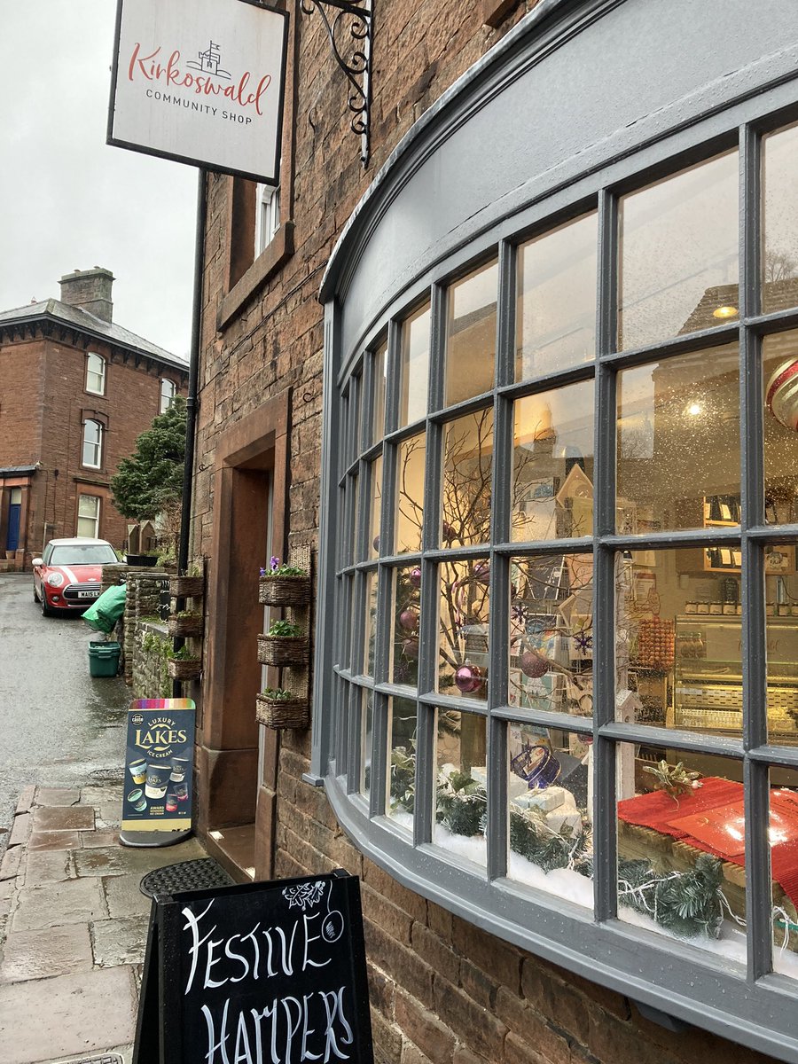 AlisonMacklin2's tweet photo. Lovely to pop into the fabulous community shop at Kirkoswald. The volunteers were welcoming and the hot chocolate just what was needed on a very wet day. @KirkoswaldShop @PlunkettFoundat #commbiz https://t.co/Ahc6QQa1gK