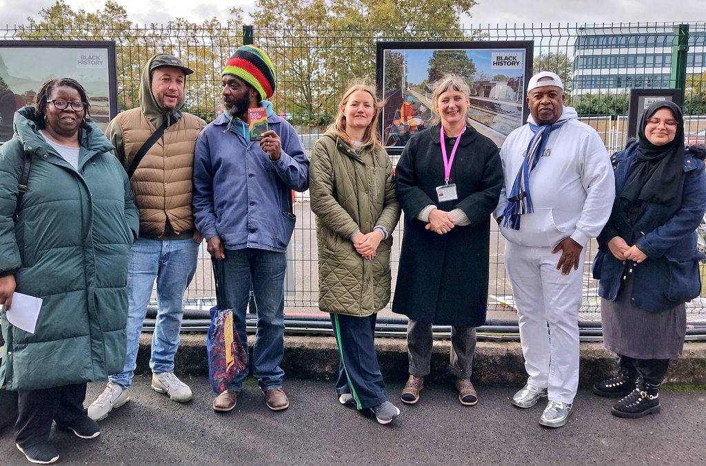 CommunityRail's tweet photo. #CommunityRailWrapped: In Oct, #CommunityRail groups were celebrating #BlackHistoryMonth - @glos_crp created a map highlighting walking routes and active travel links from Gloucestershire's stations, leading to a series of significant Black History sites ❤️ https://t.co/GAQFiogWxx