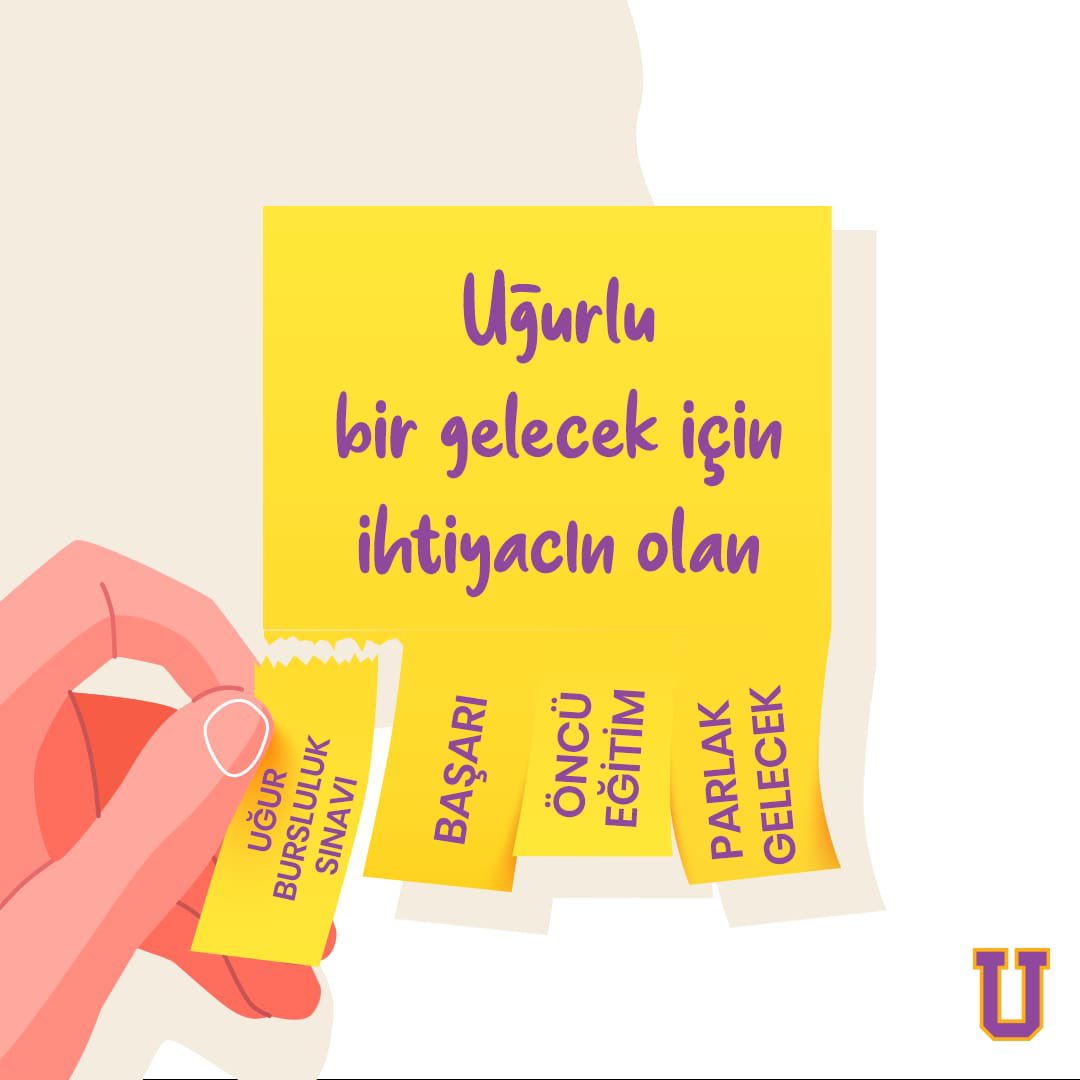 Fark yaratan eğitim anlayışımızla öğrencilerimize Uğurlu bir gelecek sunmanın gururunu yaşıyoruz. 🙌🏻

Sen de Uğurlu bir gelecek için profilimizde yer alan linke tıklayarak Uğur Bursluluk Sınavı’na başvuru yapabilirsin. 💜

📌 Son başvuru tarihi: 5 Ocak 2024

#UğurluGelecek