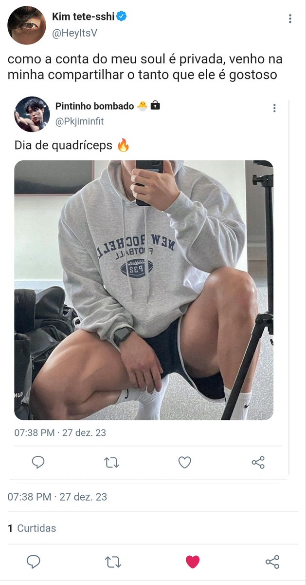 Mincchi1's tweet photo. 268. Dia de quadríceps 🔥 https://t.co/9EPE4HAJ6C