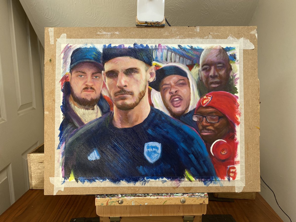 RT and follow for a chance to win this painting canningtownlen.com