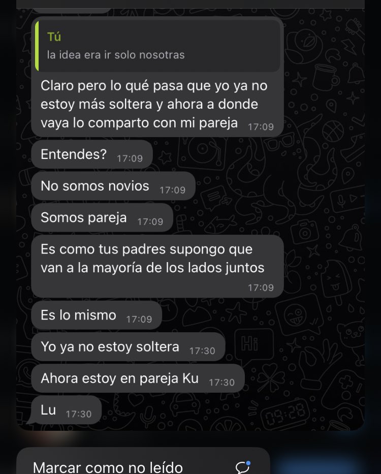 lrlalera's tweet photo. miren lo que me respondió una amiga sobre una juntada TIENE 19 AÑOS https://t.co/TVIdrZz6lv