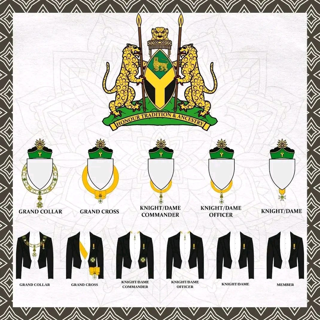 The Lord of the H.E.R. was made a Royal Knight Commander of the Order of the Golden Leopard the Royal House of Ashanti 🇬🇭 👑