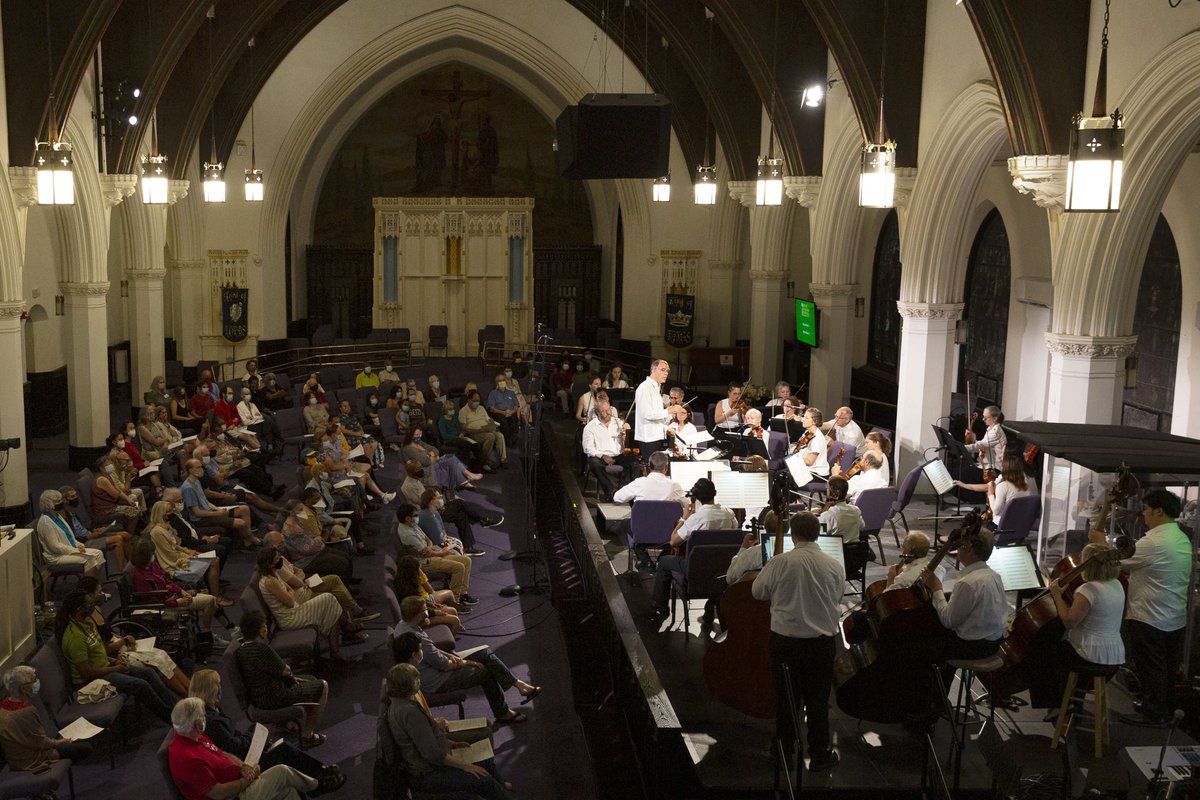 #ThrowbackThursday to 2021, where we started off the season with a concert at Bethel AME! We'll be returning there on Fri. 1/5 @ 7pm for our concert, Ode for the New Year. Tickets are still available for both our 1/5 &amp; 1/7 concerts!

Link to tickets: eventbrite.com/cc/ode-for-the…