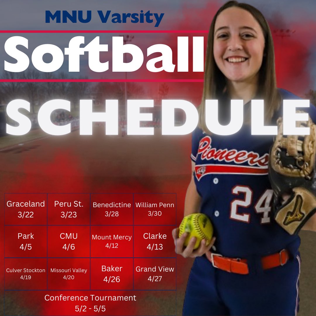 MnuSoftball's tweet photo. 🚨SCHEDULE DROP🚨 Here is the VARSITY schedule! Hope to see you there!! https://t.co/OJKnEYq6HS