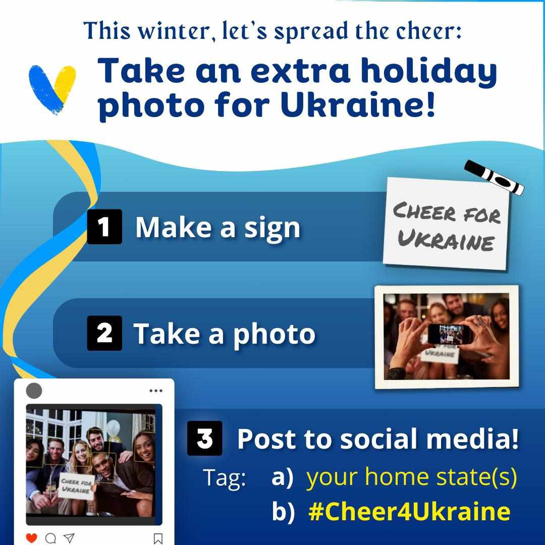 jimmcbride13's tweet photo. @TimothyDSnyder Would you like to join us in spreading Holiday #Cheer4Ukraine over the New Years Weekend? I am with community engagement team created by alumni of Ukraine Action Summit on Capitol Hill hosted by https://t.co/rqVLR8i0cZ in October. https://t.co/sWUlHUz7DJ