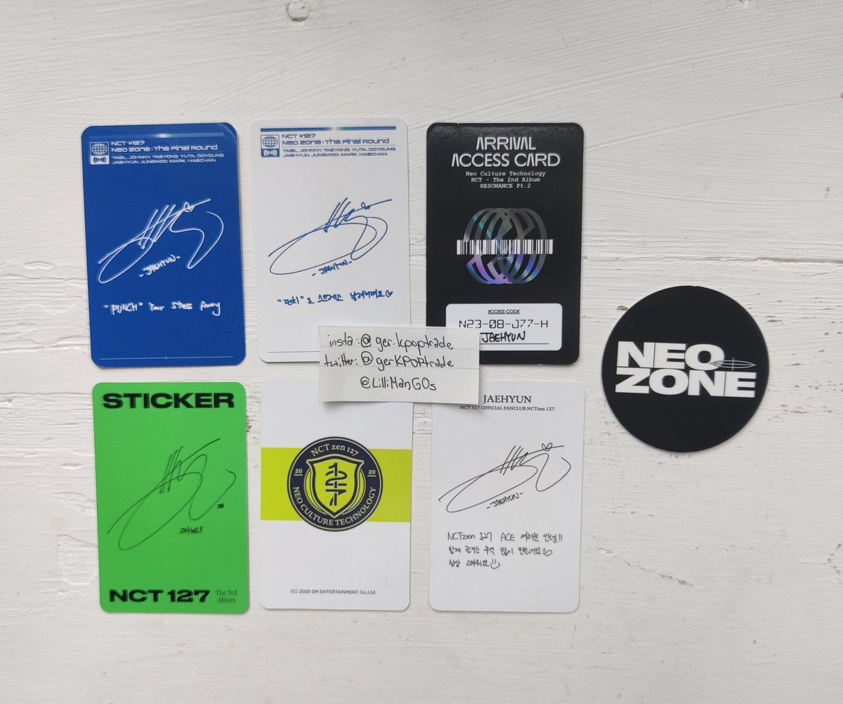 gerKPOPtrade's tweet photo. WTS / SELLING

NCT 127 2020 Jaehyun Kihno Final Round Sticker Arrival Neo Zone Ace Kit PCs

💸
43€ / 43€ / 3€ / 2€
7€ / 6€ each or 10€ for both

or all together for 100€

+shipping

DM me :)

#nct127 #nct #nctsell #wts #kpop #nctselling #nctwts #NCT_DOJAEJUNG #JAEHYUN https://t.co/TXypNzFtg8