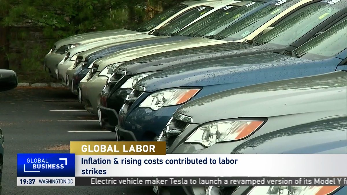 cgtnamerica's tweet photo. CGTN's Phillip Yin had an in-depth conversation with Arthur Wheaton the Director of Labor Studies @Cornell, about the Global Labor Strikes that happened throughout 2023. #biz #bizshow #globalbusiness #globallabor #strikes
Watch Here -->
https://t.co/fEqAhy0q9w https://t.co/RqY8BVIZJZ