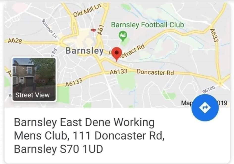 Please book early. Open 11.30am Sat 24 Feb before @BarnsleyFC v @dcfcofficial Away fans & kids welcome for prematch drinks. 10 mins walk to Oakwell. Parking under cctv £3. Coaches by prior booking only on 07745968360 @DCFCPolice @totaldcfc @Rams_Chat @84_club @DcfcHub @dcfc_live