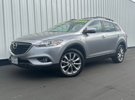 SangeraSubaru's tweet photo. Don't miss this incredible deal!

Pre-owned 2015 #Mazda CX-9 Grand Touring, just $13,991. Featuring heated leather seats, DVD Entertainment System, #Bose Premium Audio, Navigation, power liftgate, and more.

Details: https://t.co/EJJ9l634x8 https://t.co/Q9D48FpEBD