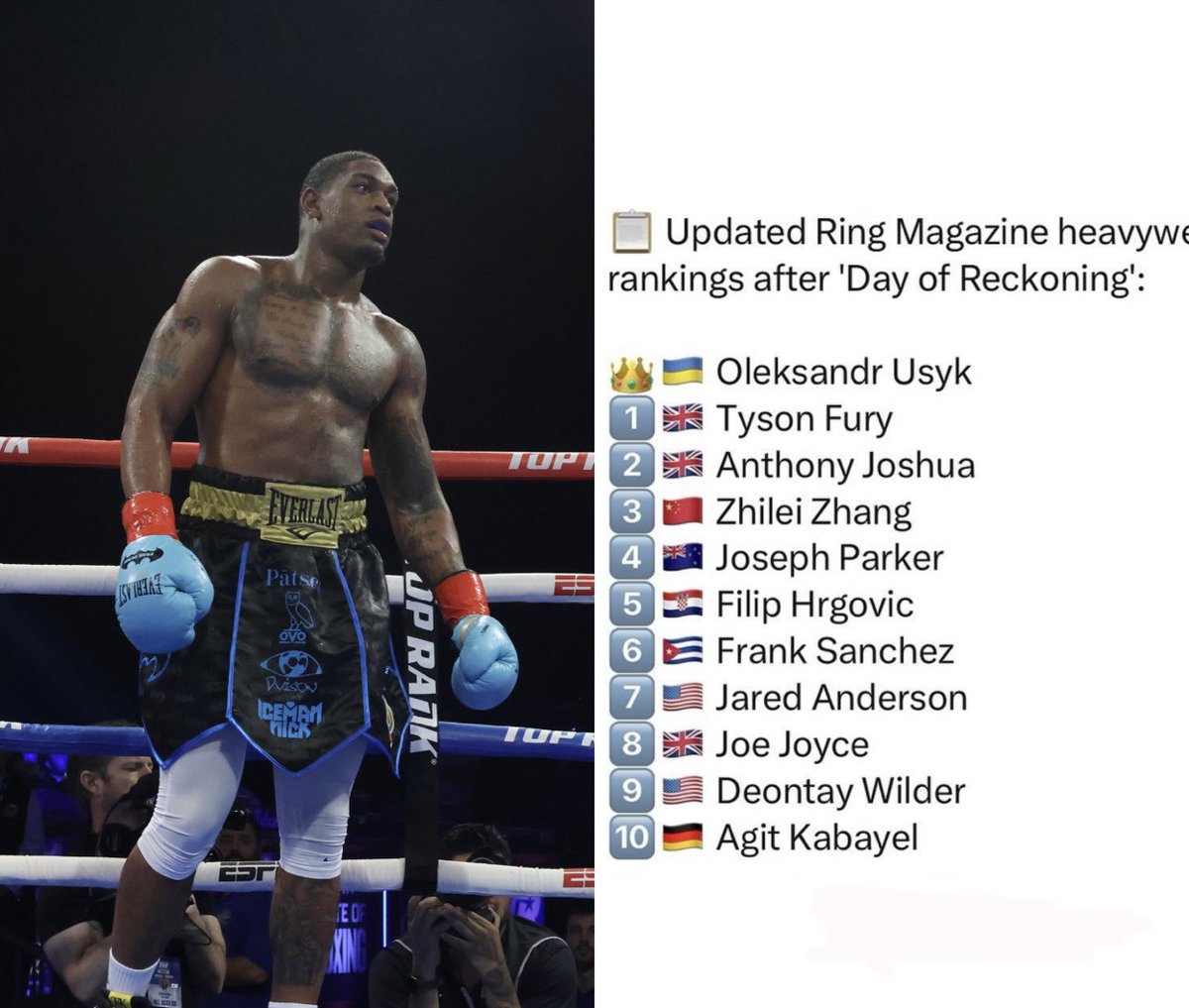 jaredanderson41's tweet photo. WHO’S NEXT AND HOW DO YOU SEE IT GOING💥🥊 #SoonToBeKing👑 https://t.co/lysYAlxHKw
