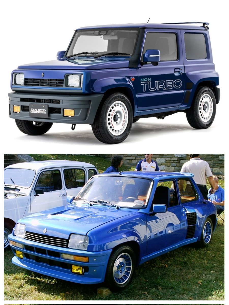 OLIOLI444's tweet photo. @MrCarFacts The one on the right is very reminiscent of the Renault 5 https://t.co/QpVI5KJz9A